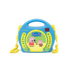 Lexibook Lecteur CD portable avec 2 microphones Peppa Pig