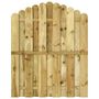 Voir la diapositive 2 : VIDAXL Portail de jardin Bois de pin impregne 100x125 cm