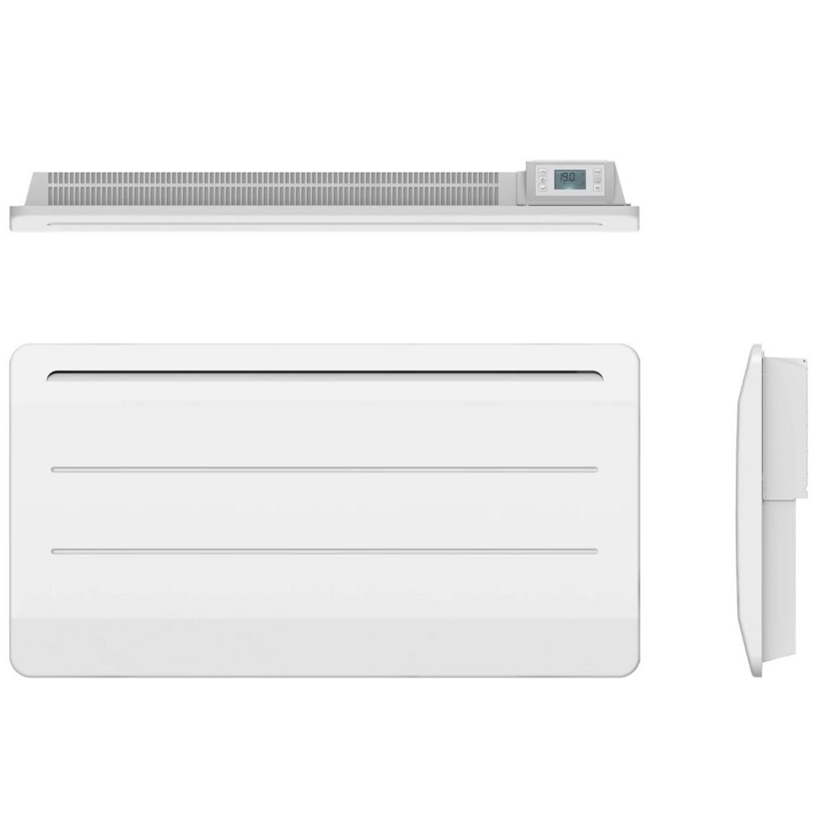 KALIA Radiateur électrique à inertie sèche 2000w blanc - bat-ht20pma2
