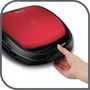 Voir la diapositive 5 : TEFAL Gaufrier, croque monsieur SNACK TIME COLORMANIA Rouge