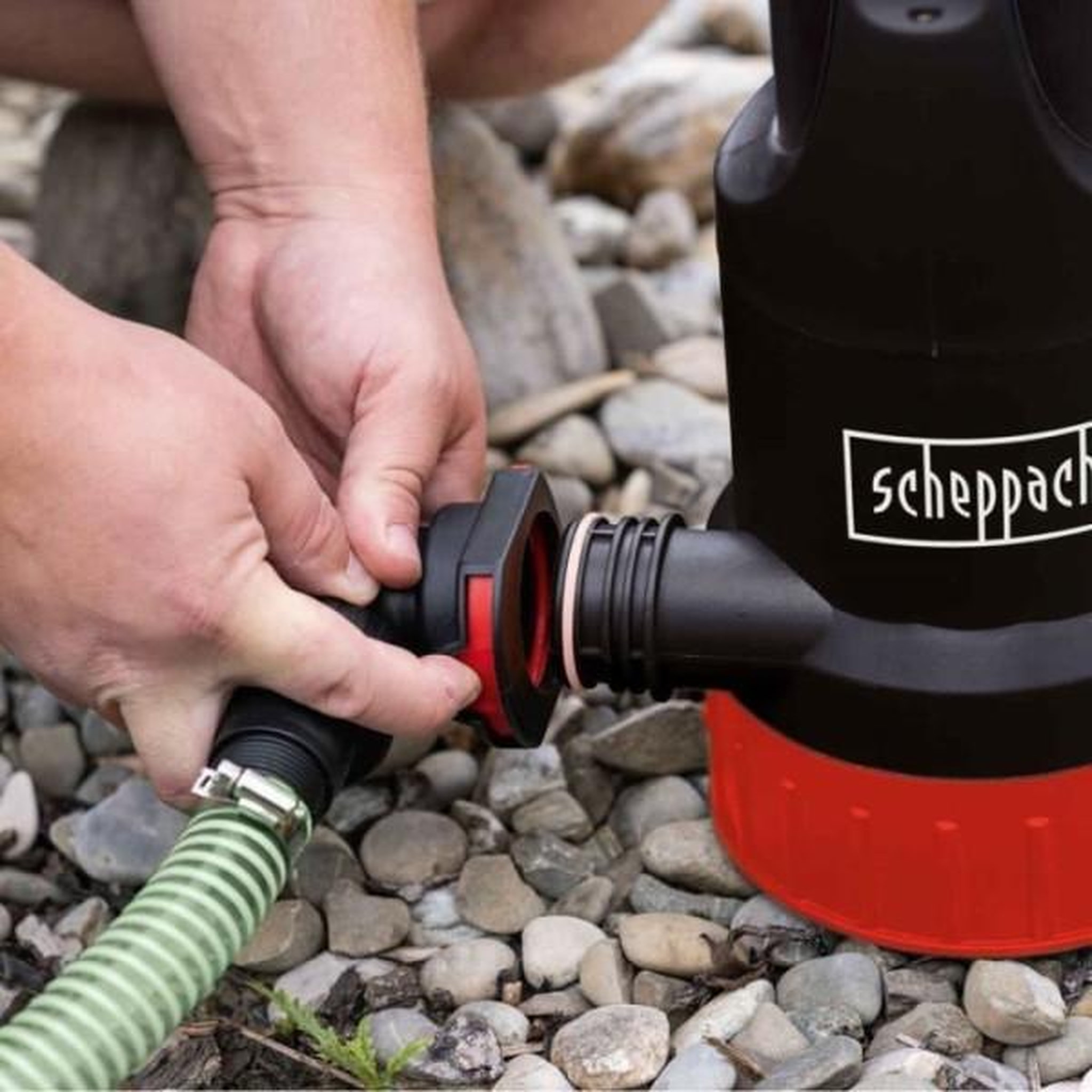 Voir la diapositive 5 : SCHEPPACH Pompe combinée pour eaux usées - Scheppach - DWP750 - 20000 L/h - 750 W