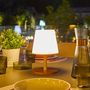 Voir la diapositive 2 : Lumisky Lampe de table solaire STANDY MINI Blanc Bambou H25cm