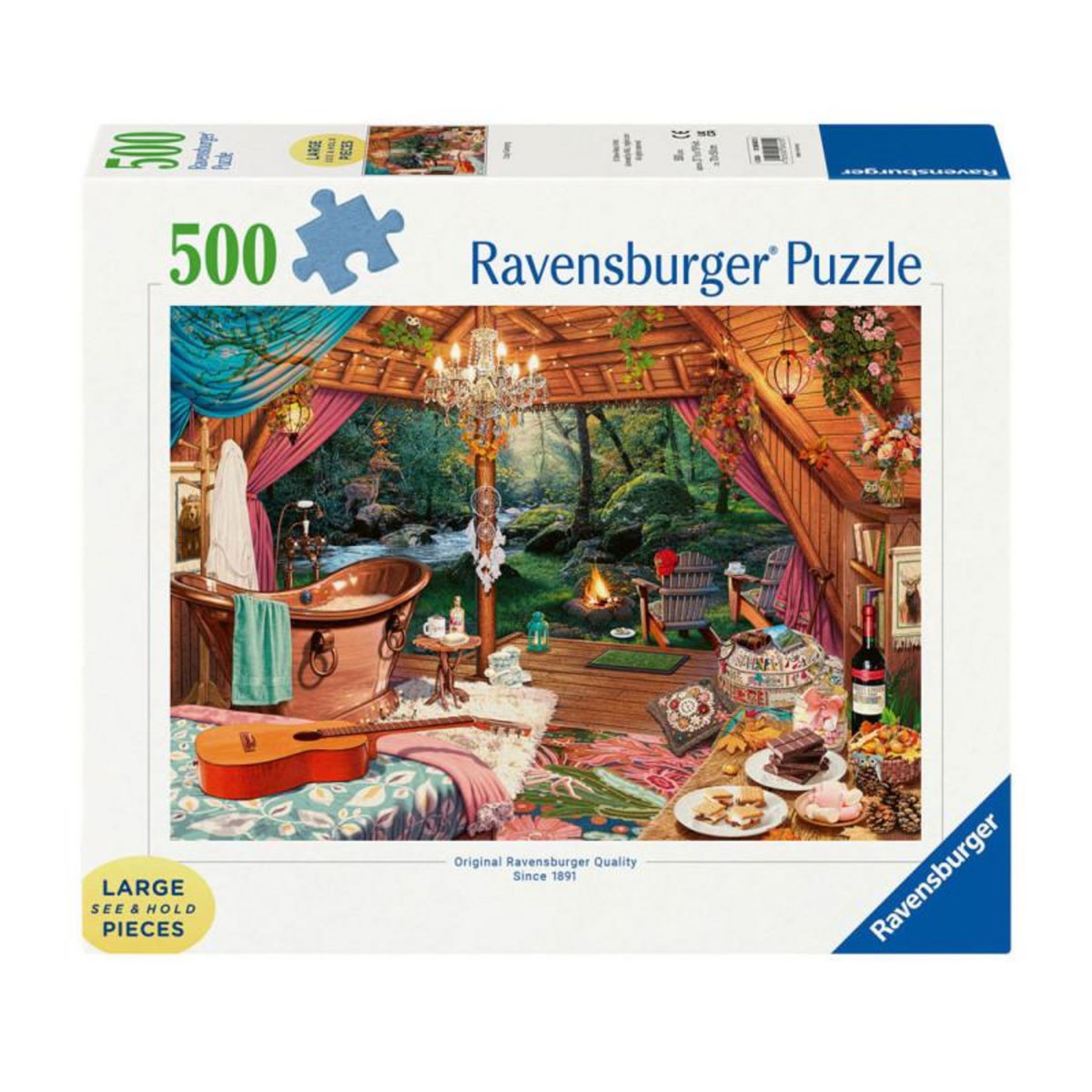 RAVENSBURGER Ravensburger - Jigsaw puzzle Cozy Camping, 500 pcs. 120008255