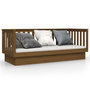 Voir la diapositive 2 : VIDAXL Lit de jour sans matelas marron miel 90x190 cm bois pin massif