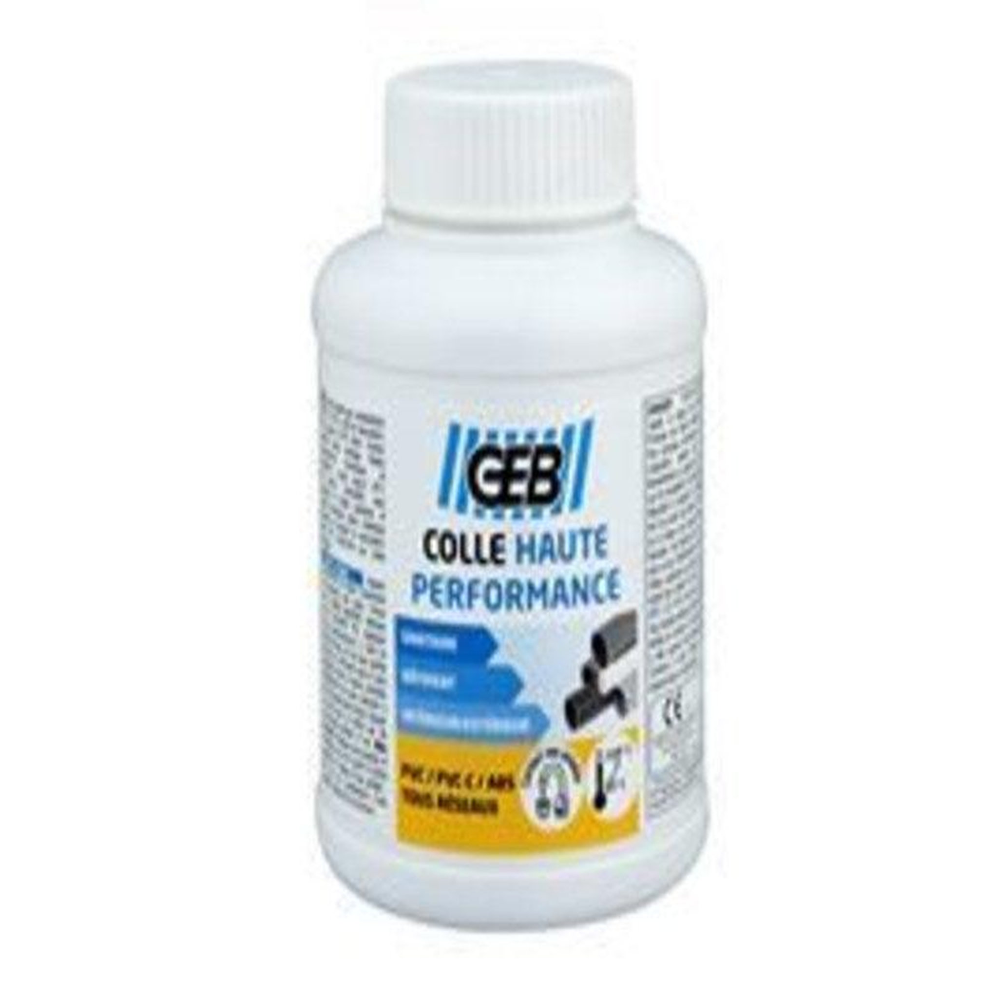 Geb Colle haute performance GEB, blanc, 250 ml + pinceau