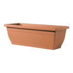 Telcom Jardinière en plastique L50xH20 cm terre cuite
