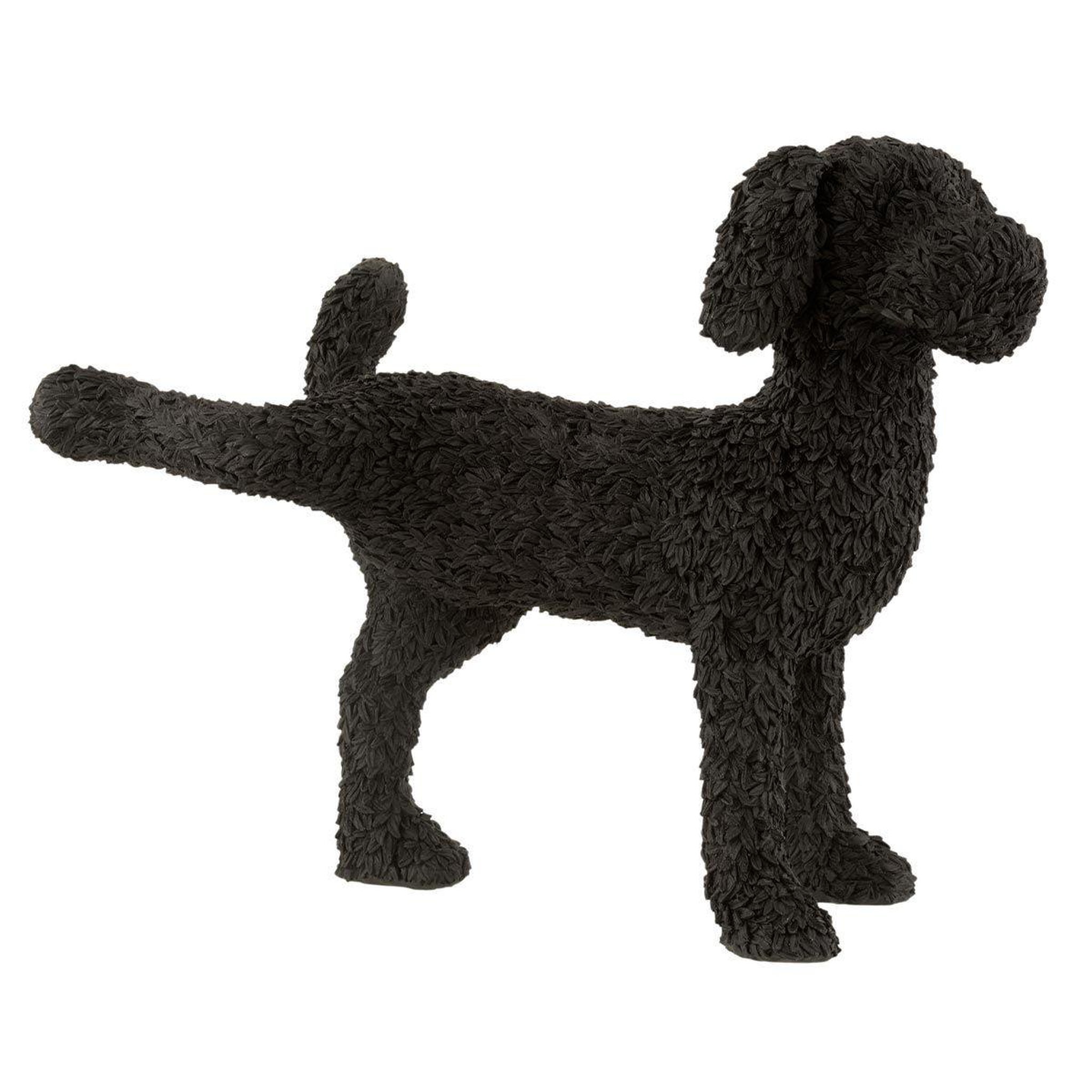 J-LINE Statuette chien déco  max  58cm noir