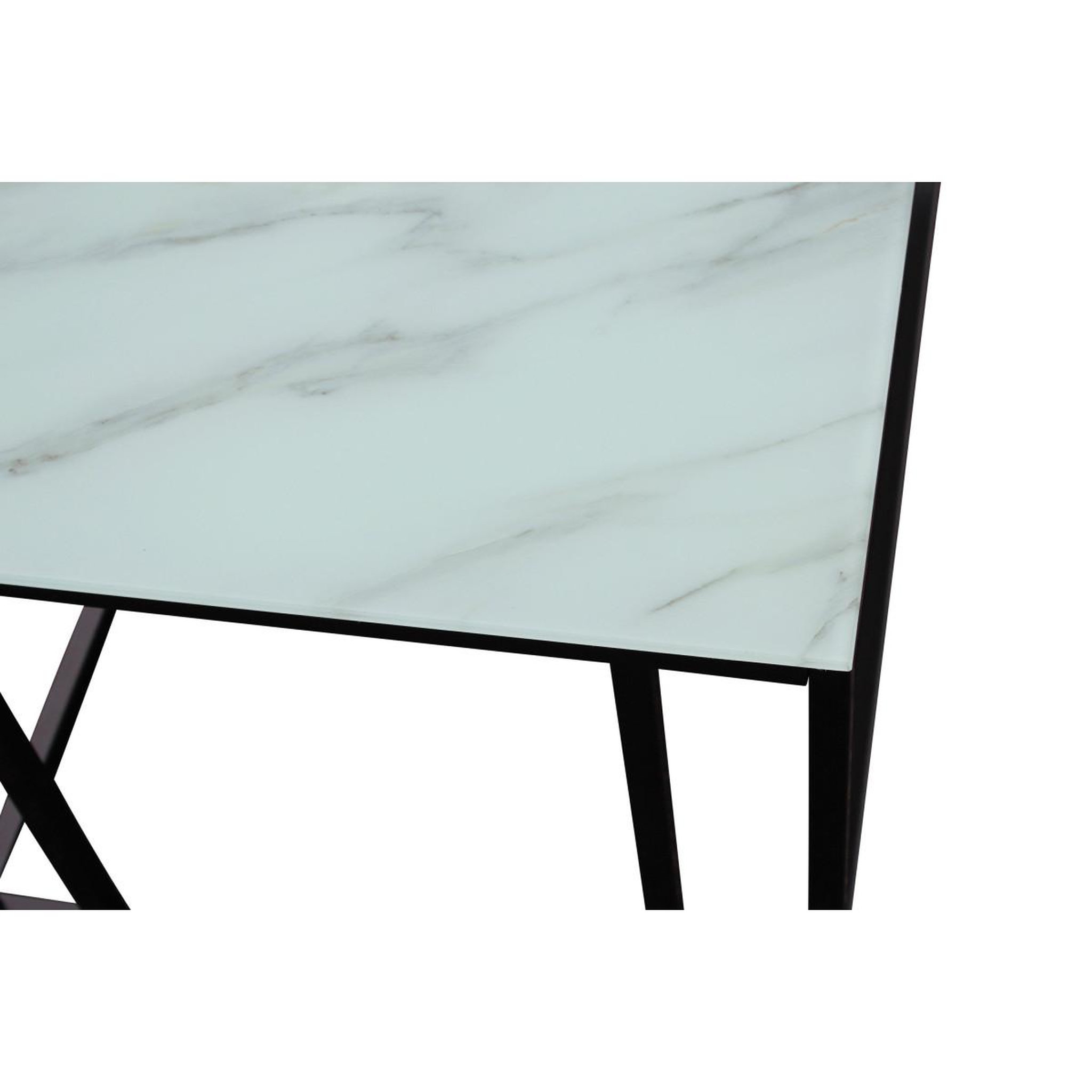 Voir la diapositive 4 : Paris Prix Table basse design  rock  120cm blanc