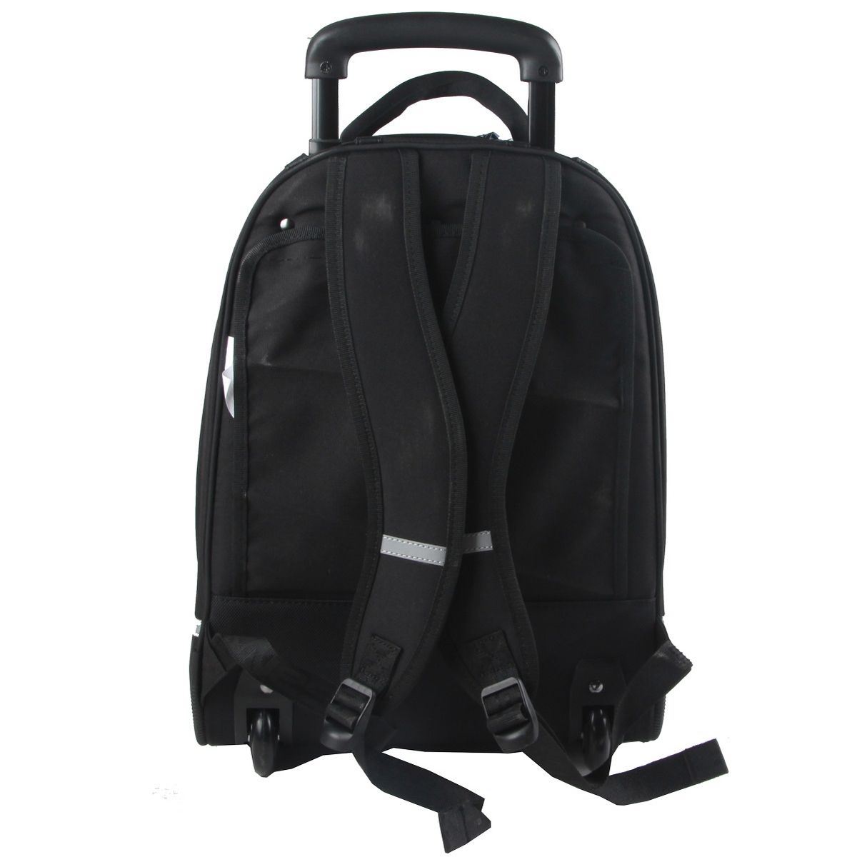 AIRNESS Sac à roulettes CM1/CM2 noir panthère