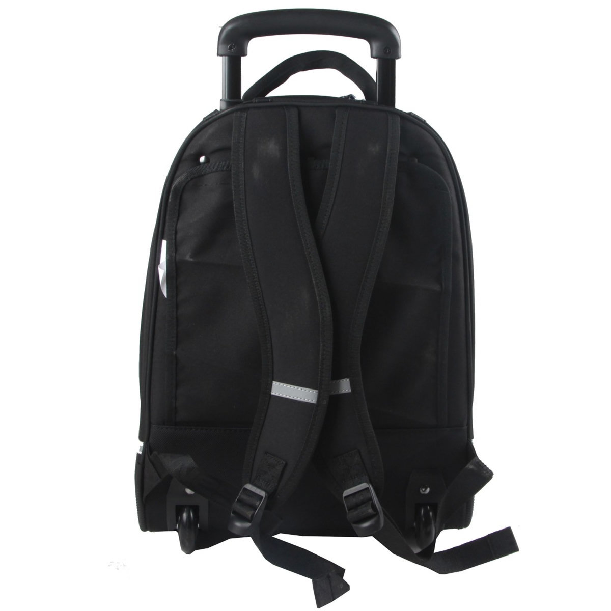 AIRNESS Sac à roulettes CM1/CM2 noir panthère