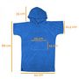 Voir la diapositive 2 : VIVEZEN Serviette poncho de bain ou de plage avec poche - Enfant