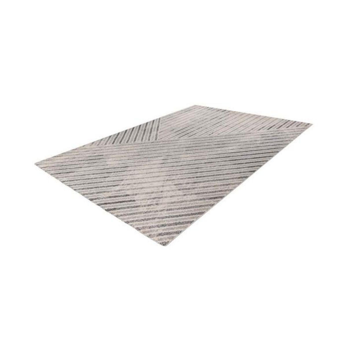 Paris Prix Tapis Tissé Graphique  Rhombus  Beige & Gris