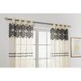 Voir la diapositive 2 : ATMOSPHERA Kit de tringle à rideaux extensible Ellipse - L120 /L210 cm - Métal noir