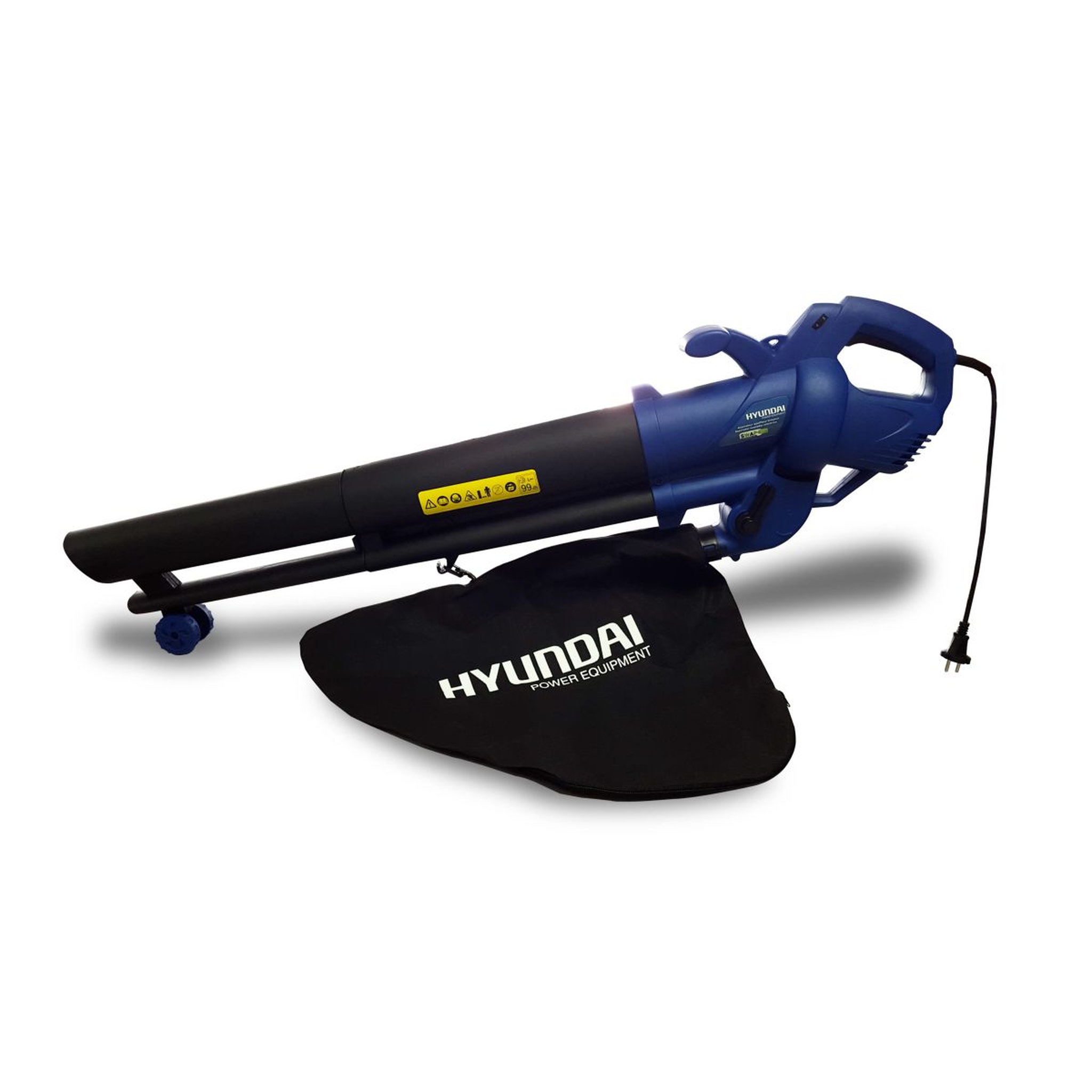 Voir la diapositive 1 : HYUNDAI Aspirateur souffleur broyeur électrique 3200W 40L