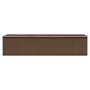 Voir la diapositive 2 : VIDAXL Abri de jardin Marron 257x779x181 cm Acier galvanise