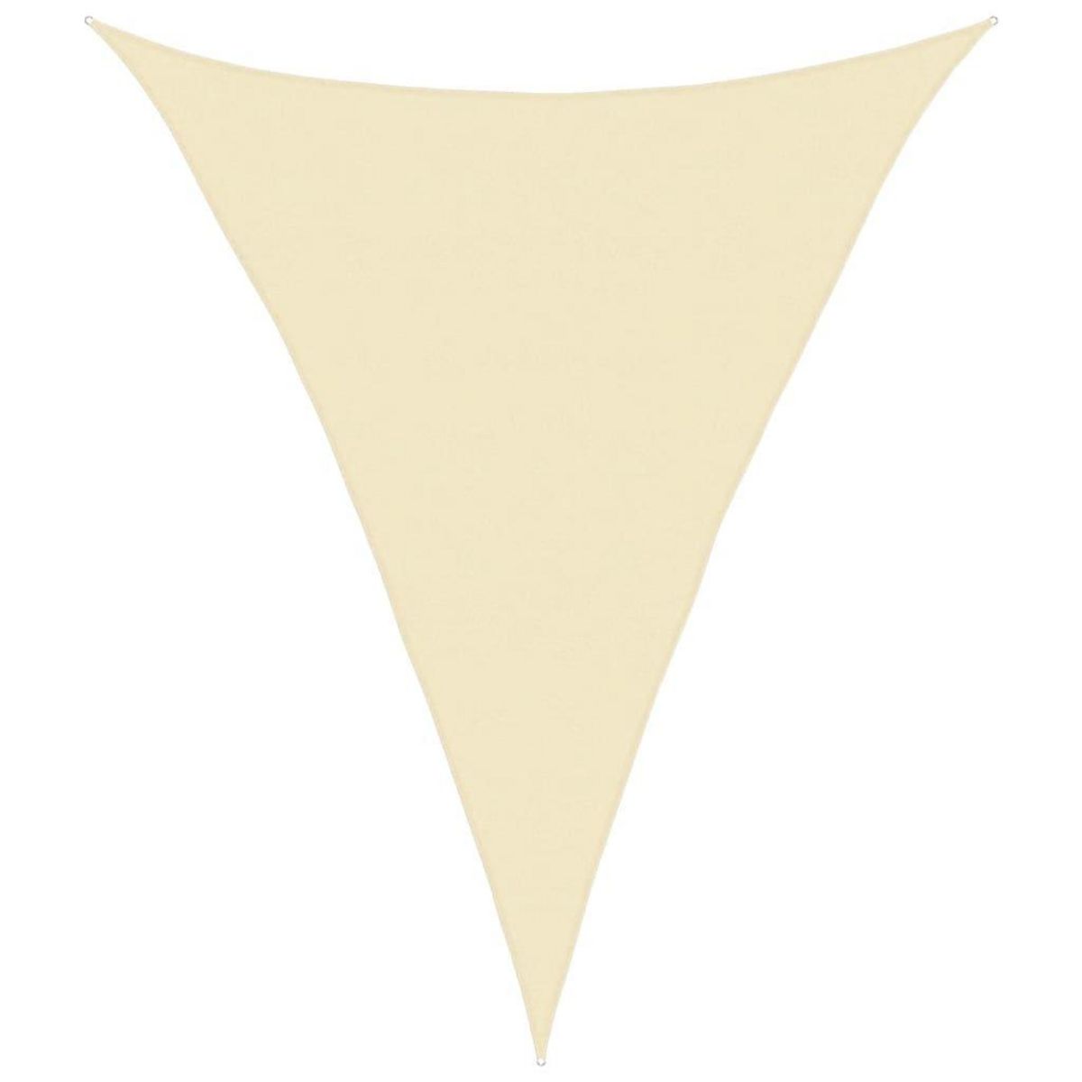 VIDAXL Voile d'ombrage 160 g/m^2 Creme 5x6x6 m PEHD