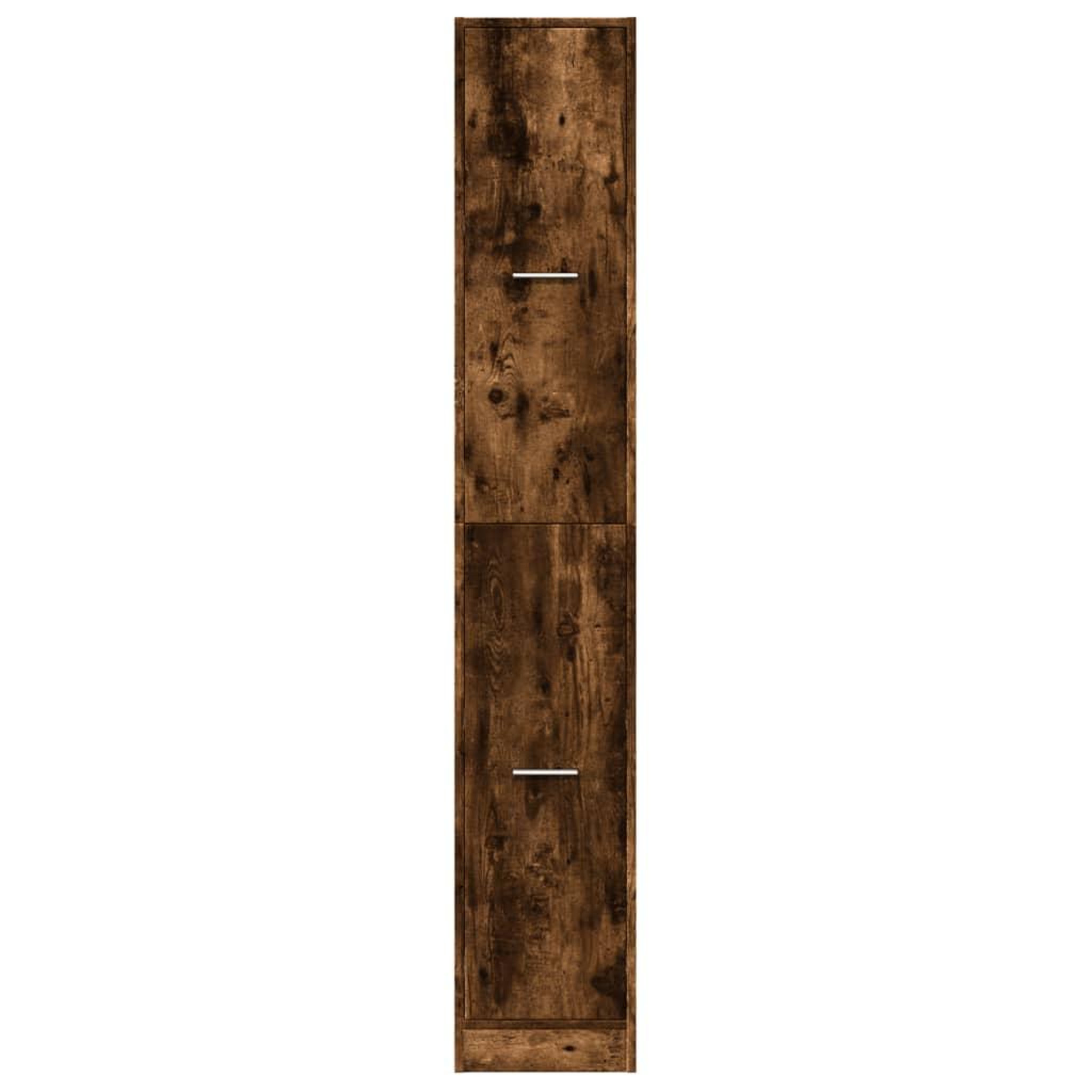 Voir la diapositive 5 : VIDAXL Armoire d'apothicaire chene fume 30x41x174,5 cm bois ingenierie
