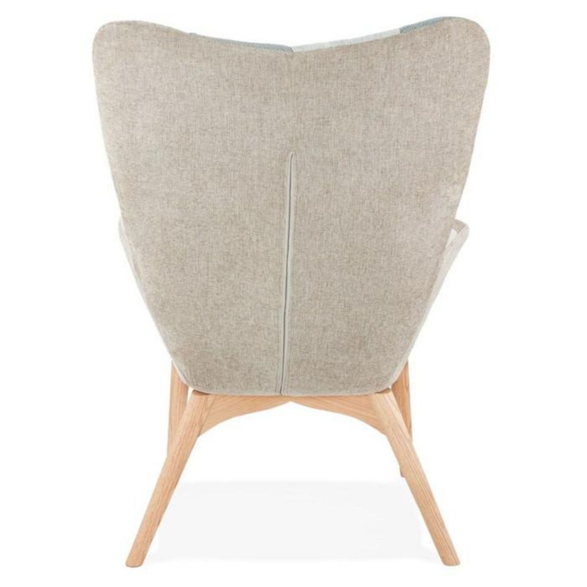 Paris Prix Fauteuil à Oreilles Patchwork  Nil  93cm Multicolore