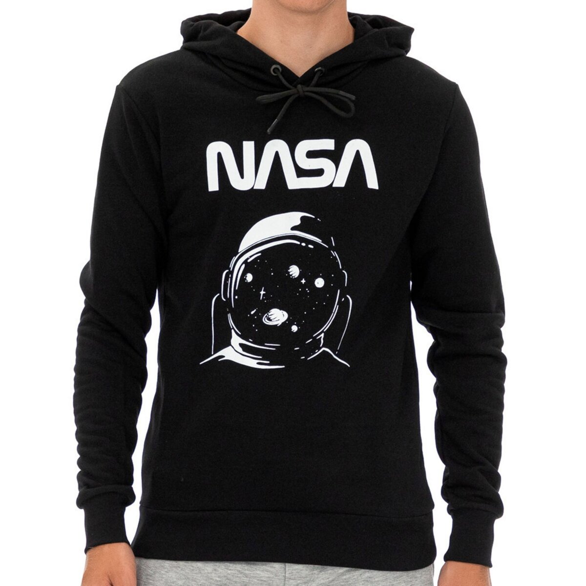 NASA Sweat capuche Noir Homme Nasa 68H pas cher Auchan