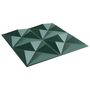 Voir la diapositive 5 : VIDAXL Panneaux muraux 12 pcs vert 50x50 cm XPS 3 m² origami