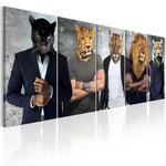 Paris Prix Tableau Imprimé  Different Faces. Coloris disponibles : Multicolore