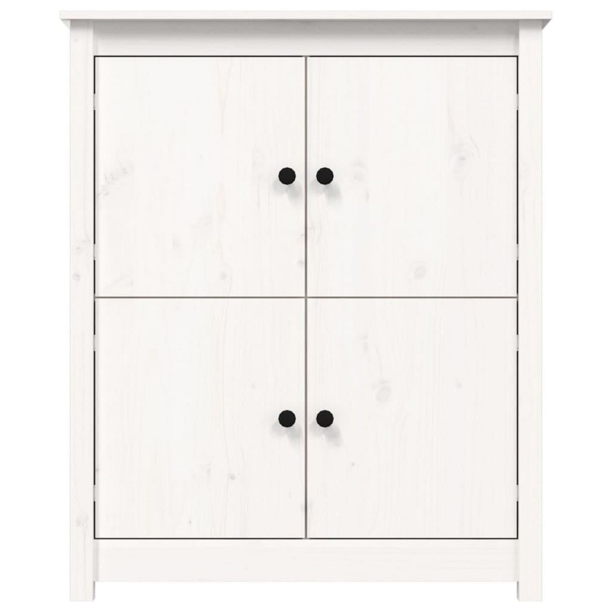 VIDAXL Buffet Blanc 83x41,5x100 cm Bois massif de pin