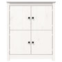 Voir la diapositive 5 : VIDAXL Buffet Blanc 83x41,5x100 cm Bois massif de pin