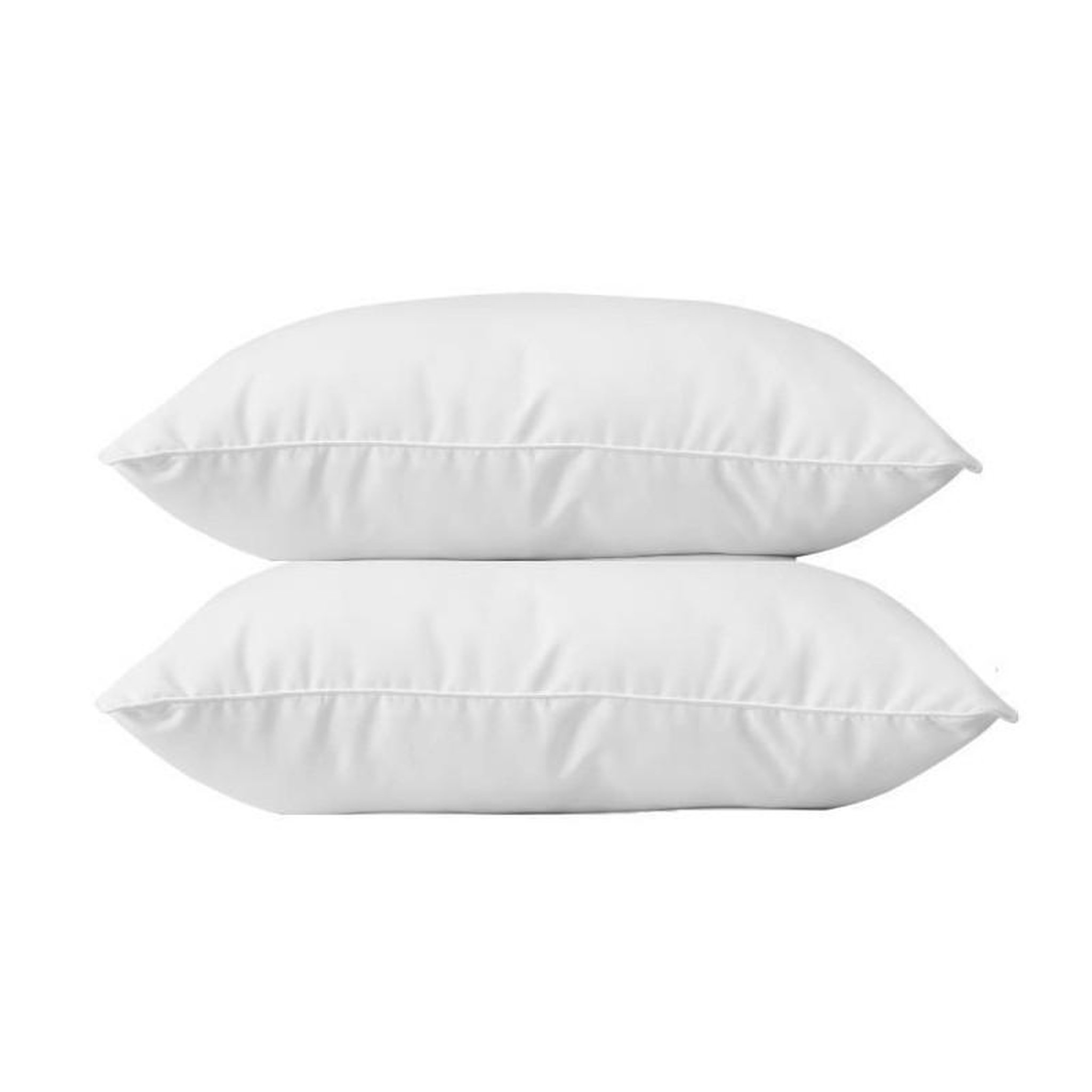 Voir la diapositive 2 : BLANREVE BLANREVE Lot de 2 Oreillers en coton - 60 x 60 cm - Blanc