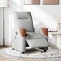 Voir la diapositive 2 : VIDAXL Fauteuil de massage inclinable electrique gris nuage tissu