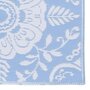 VIDAXL Tapis d'exterieur Bleu azure 120x180 cm PP