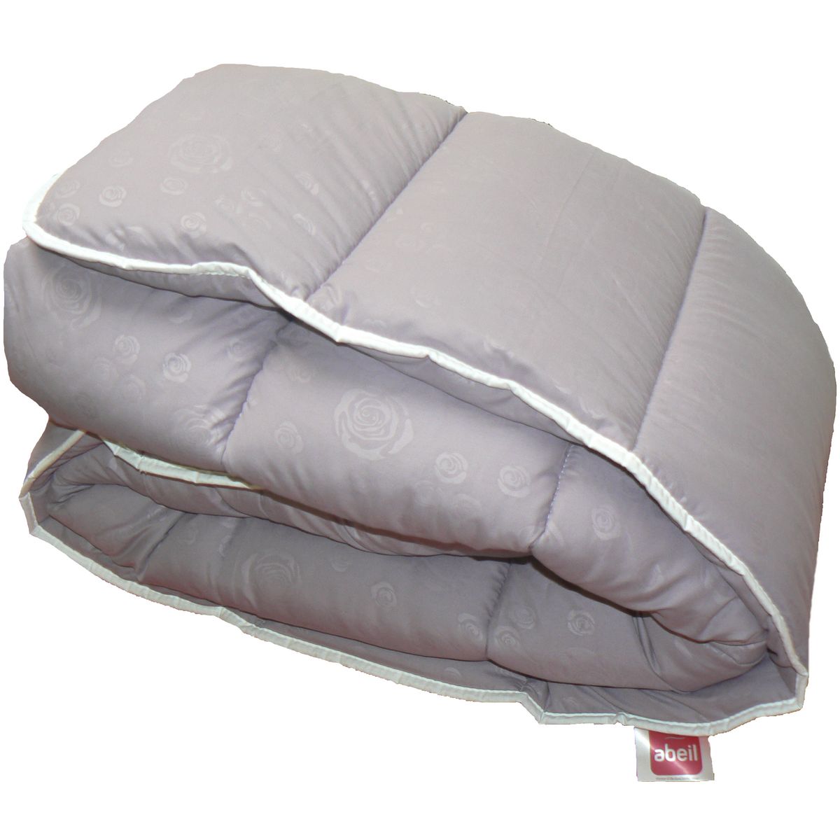 ABEIL Couette Douceur extrême design 350g/m2 motif rose pas cher — free download