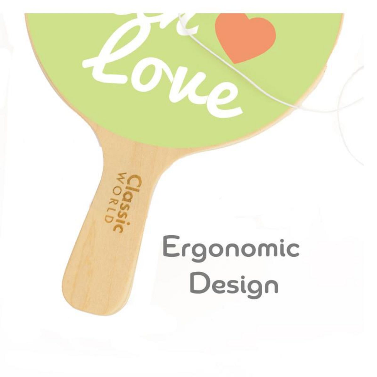 CLASSIC WORLD Classic World Wooden Racket with Ball on String 20191