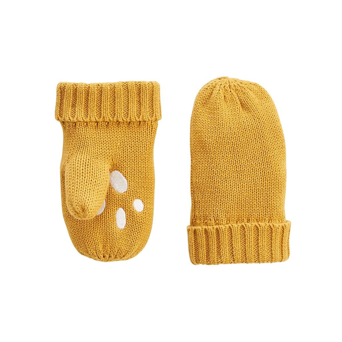 Petit Béguin Ensemble bonnet, moufles et cache-cou enfant en tricot Charly