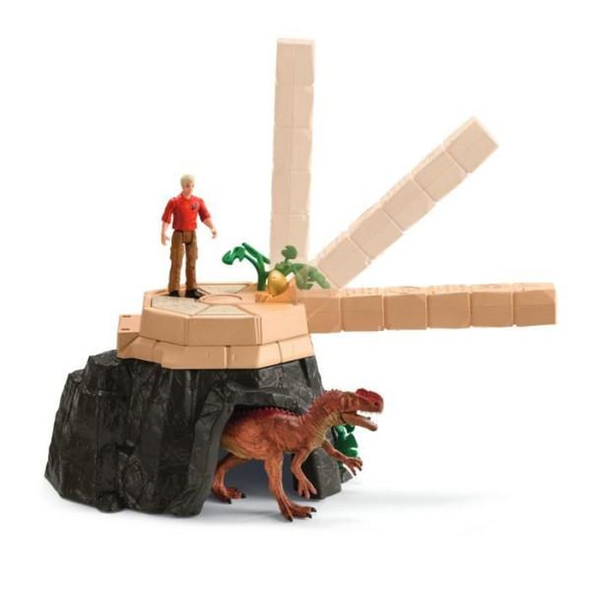 Voir la diapositive 3 : Schleich Grande Conquete du temple perdu, Playset figurines, SCHLEICH 42656 Dinosaurs, Des 4 ans