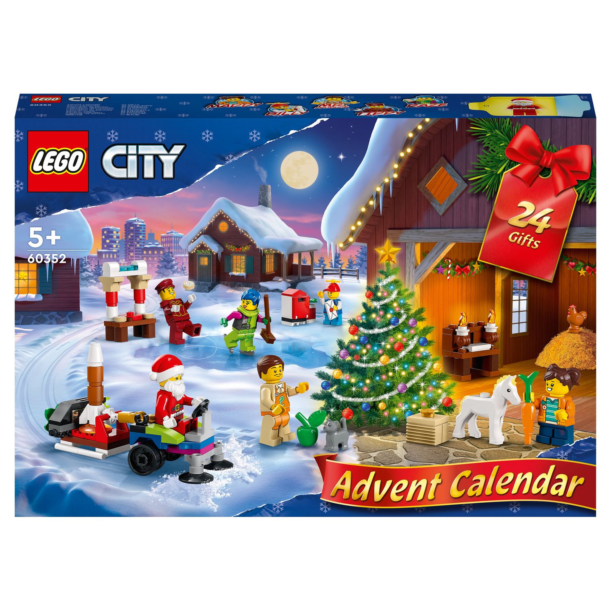 Voir la diapositive 1 : LEGO City 60352 Calendrier de l'avent 