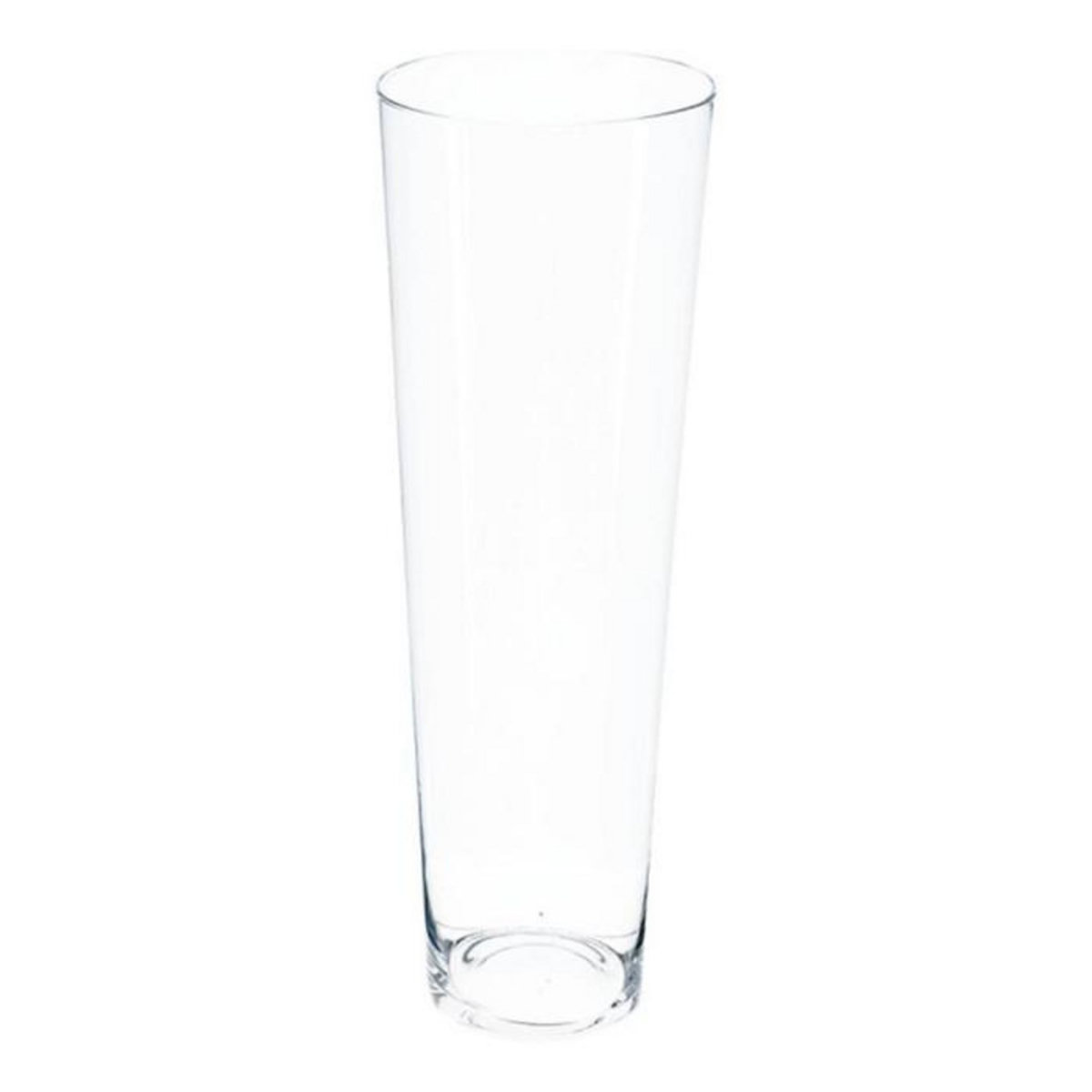 ATMOSPHERA Vase en Verre  Conique  50cm Transparent