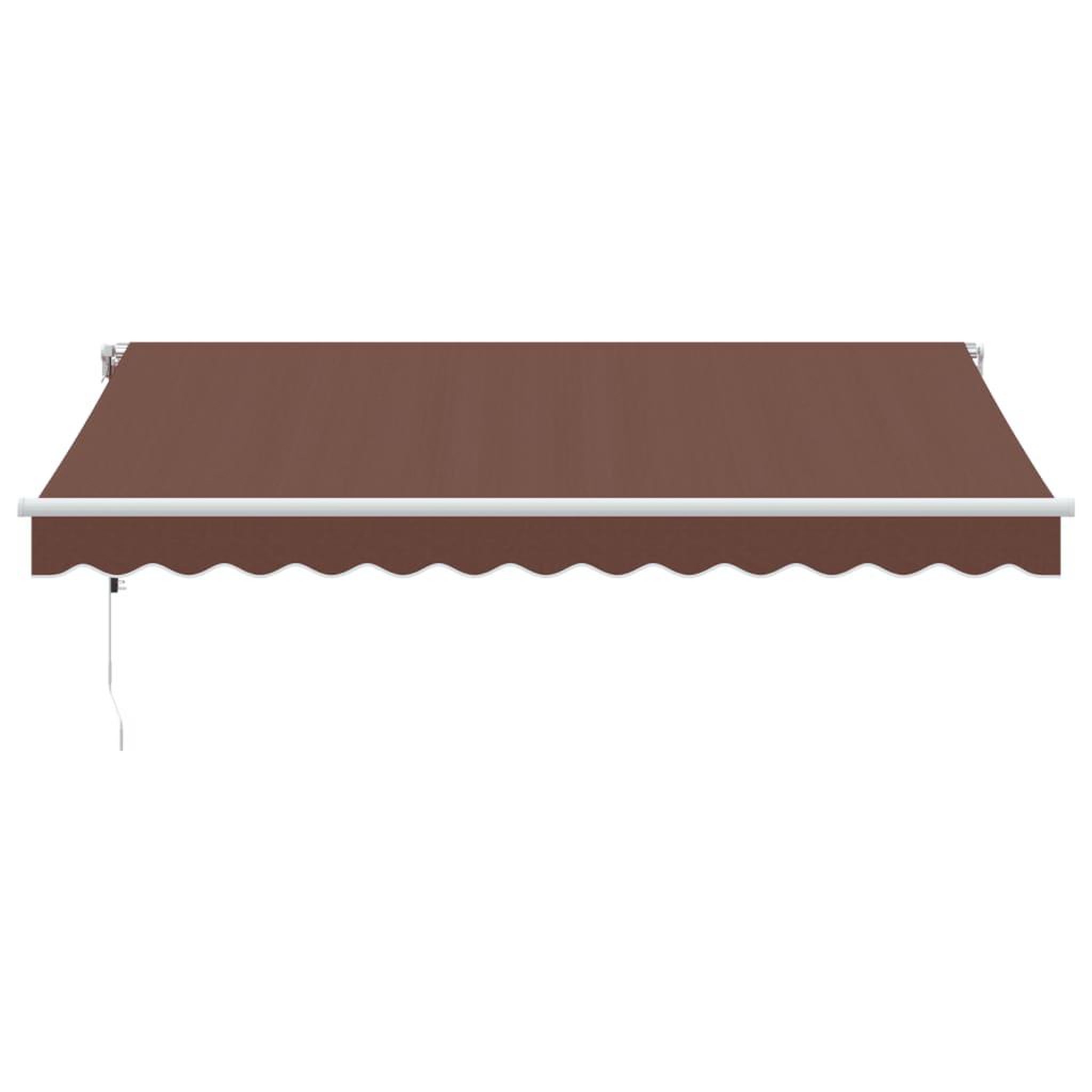Voir la diapositive 3 : VIDAXL Auvent retractable automatique marron 350x250 cm