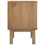 Voir la diapositive 5 : VIDAXL Table de chevet OTTA marron et gris 45x39x57 cm bois pin massif