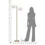 Voir la diapositive 6 : Paris Prix Lampadaire 2 Sphères  Glamy  180cm Blanc & Or