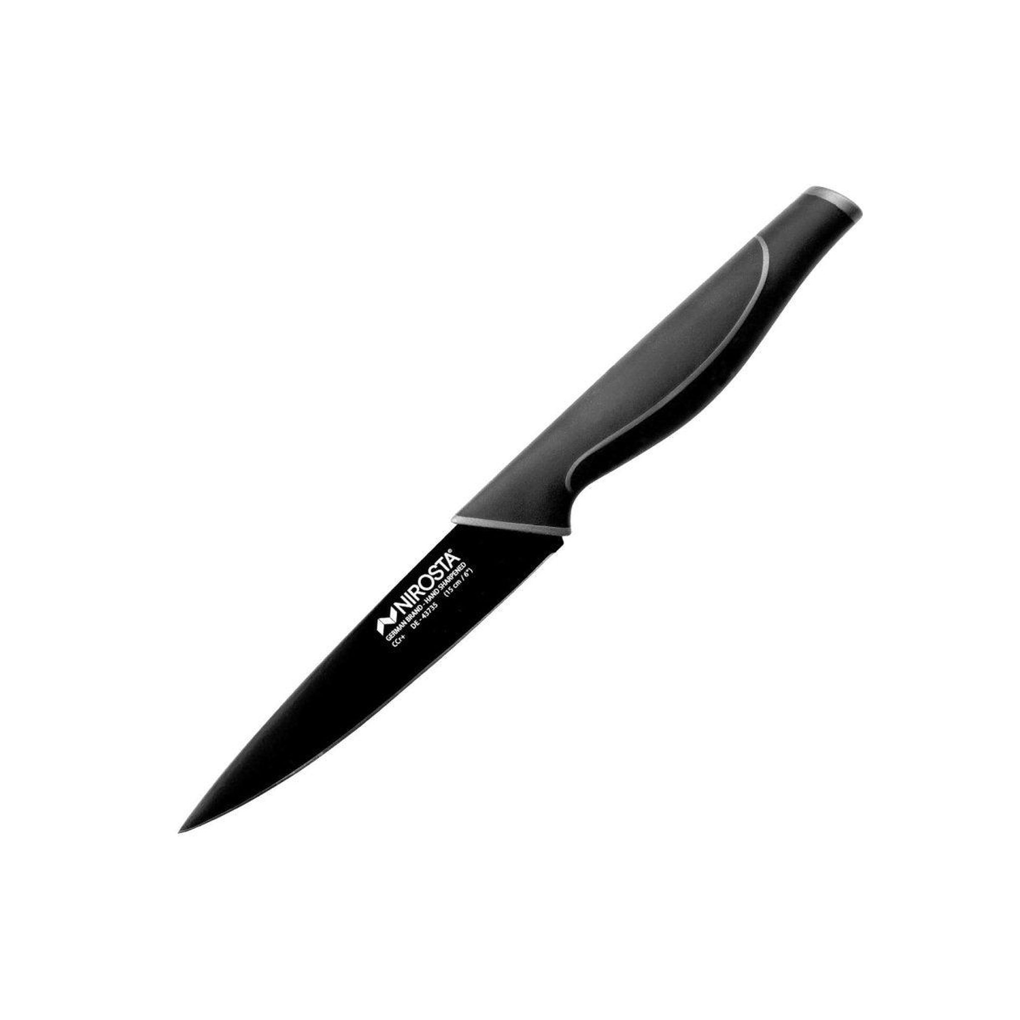 NIROSTA Couteau universel Nirosta Black Edition