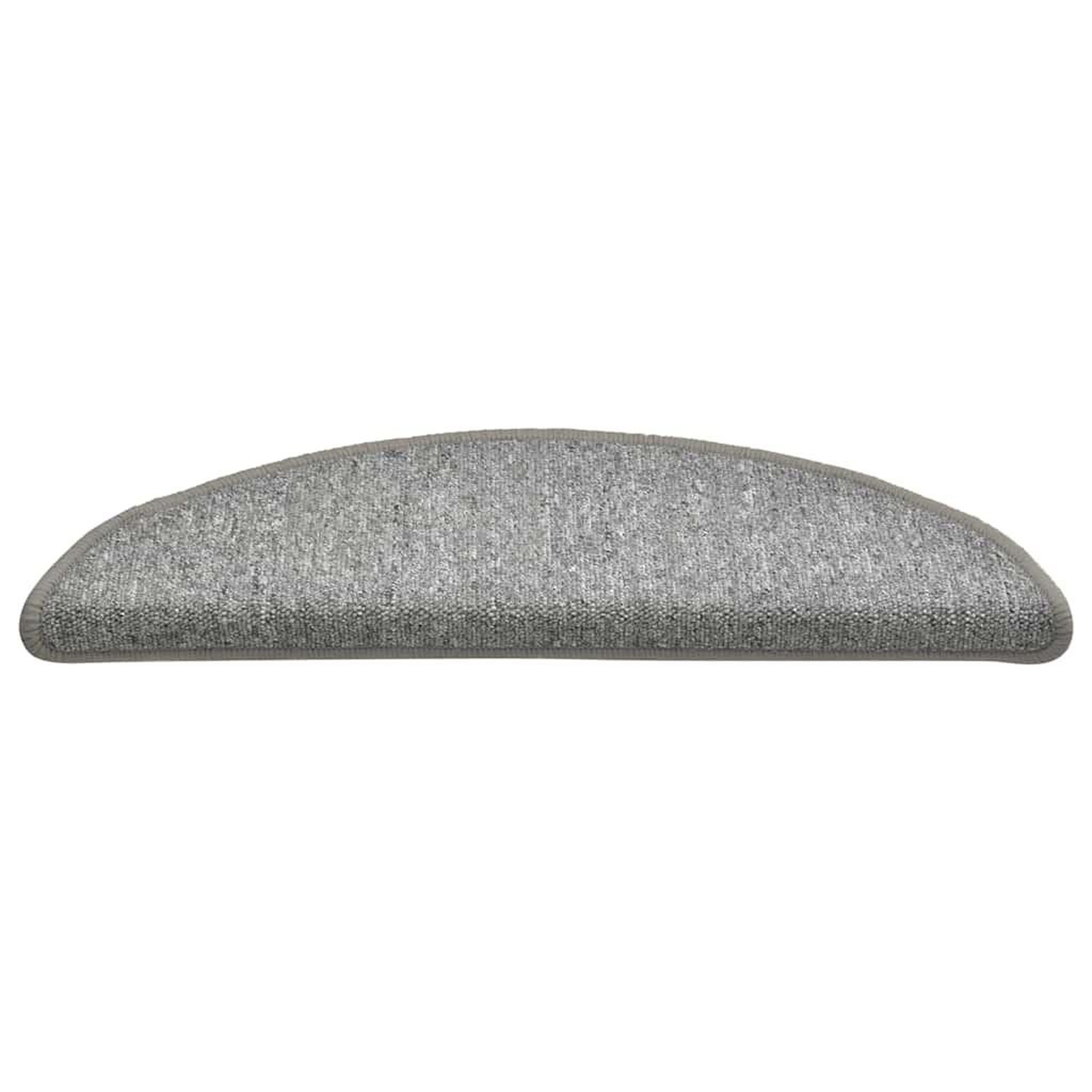 Voir la diapositive 3 : VIDAXL Tapis d'escalier 30 pcs gris clair 56x17x3 cm