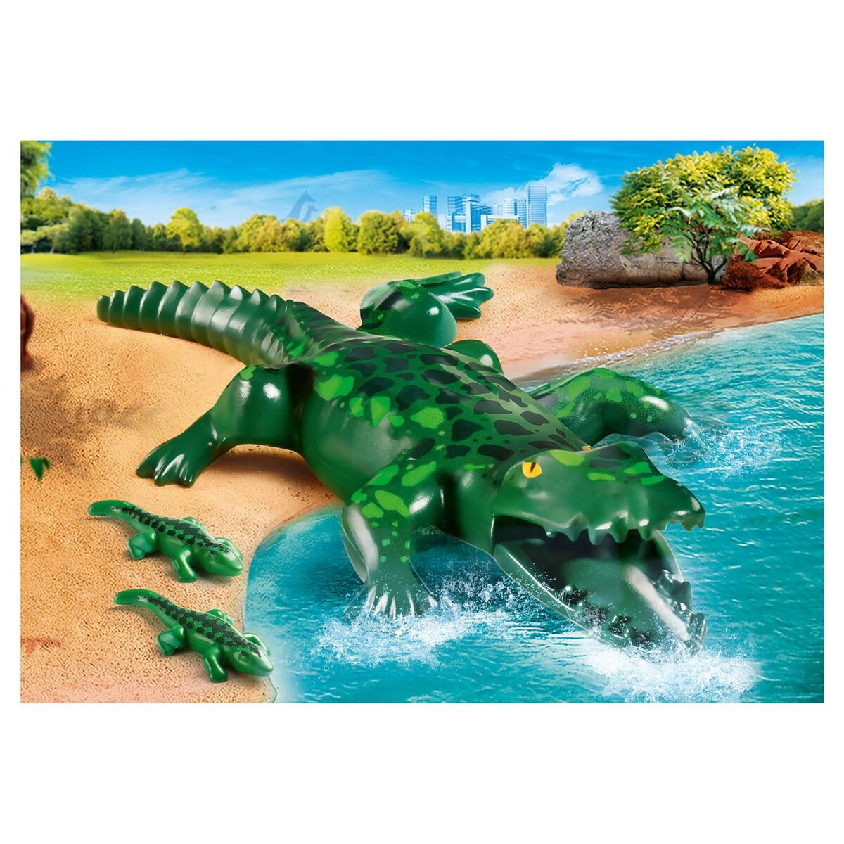PLAYMOBIL 70358 - Family Fun - Alligator et ses petits