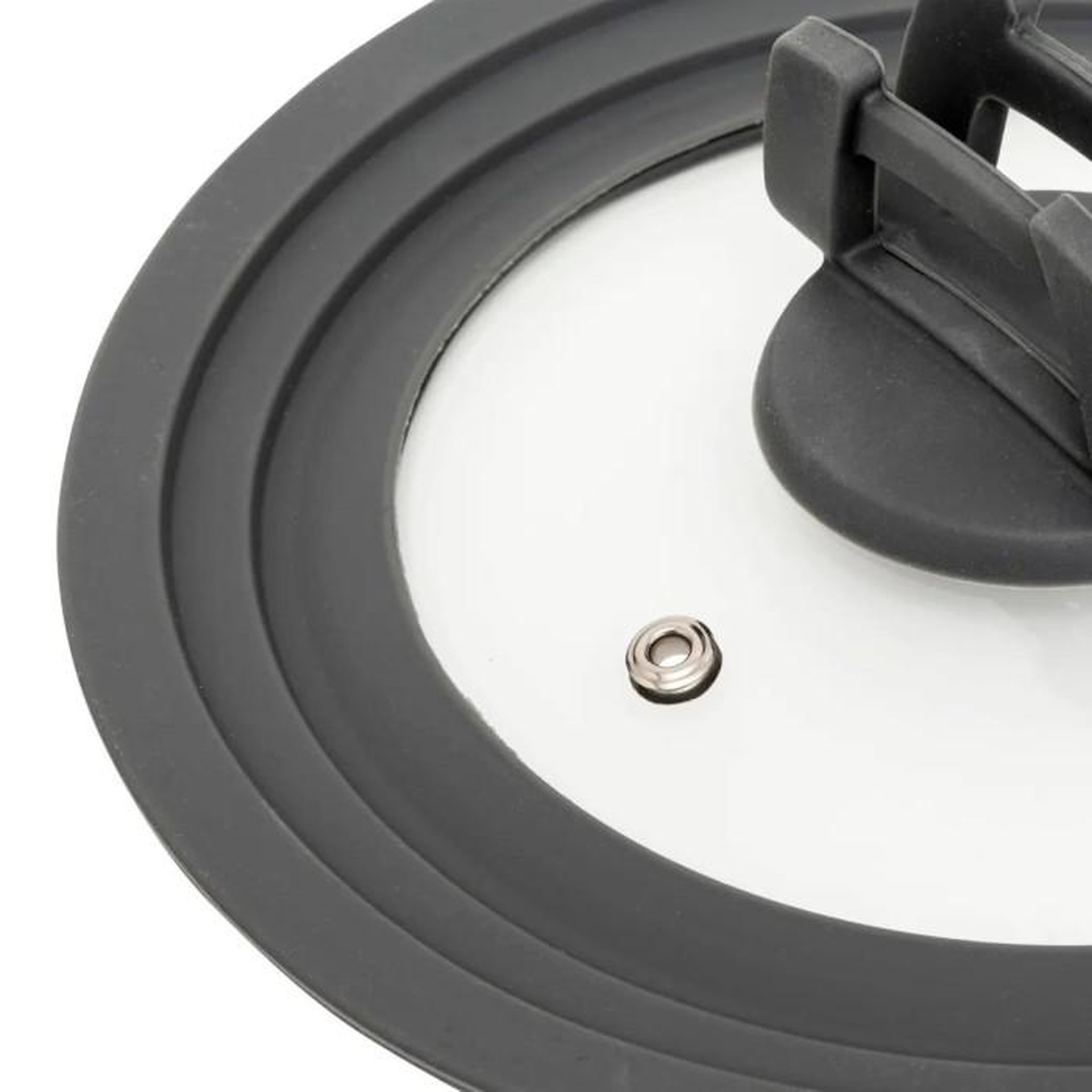 Voir la diapositive 2 : FIVE Couvercle Universel Cuisson  Silitop  21cm Gris
