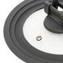 Voir la diapositive 2 : FIVE Couvercle Universel Cuisson  Silitop  21cm Gris