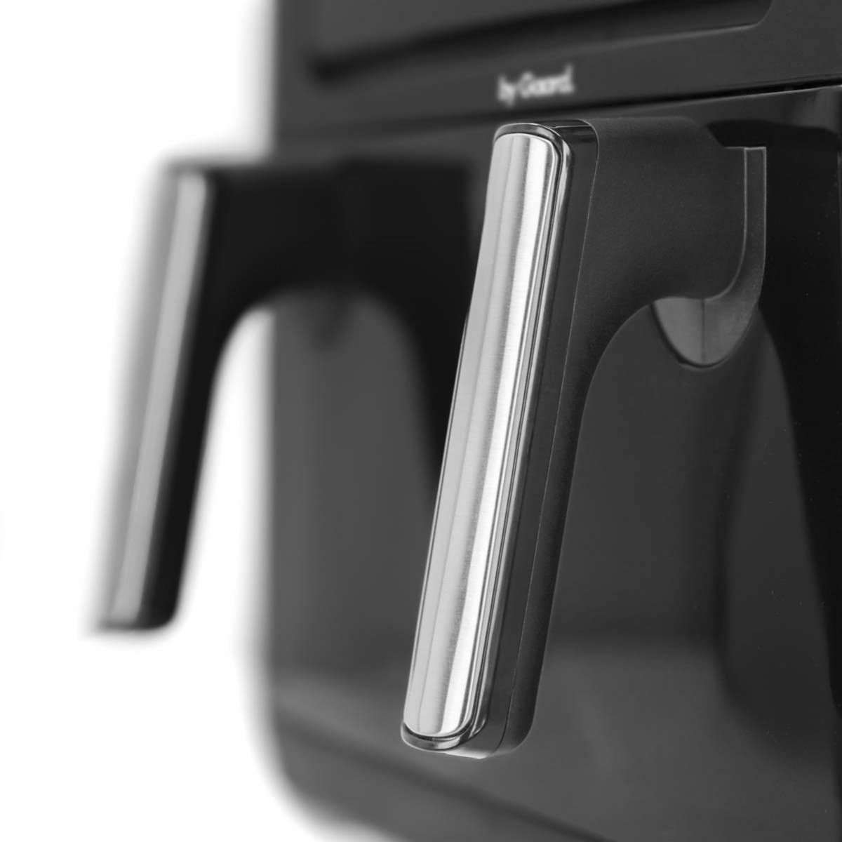 INTEC Friteuse sans huile Air fryer 10 Litres 2 Bacs 2400W Friteuse à air chaud sans PFAS