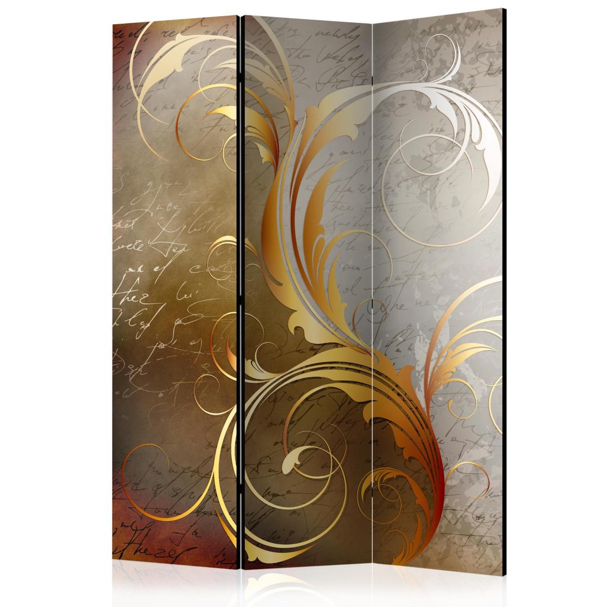 Paris Prix Paravent 3 volets  gold letters  135x172cm