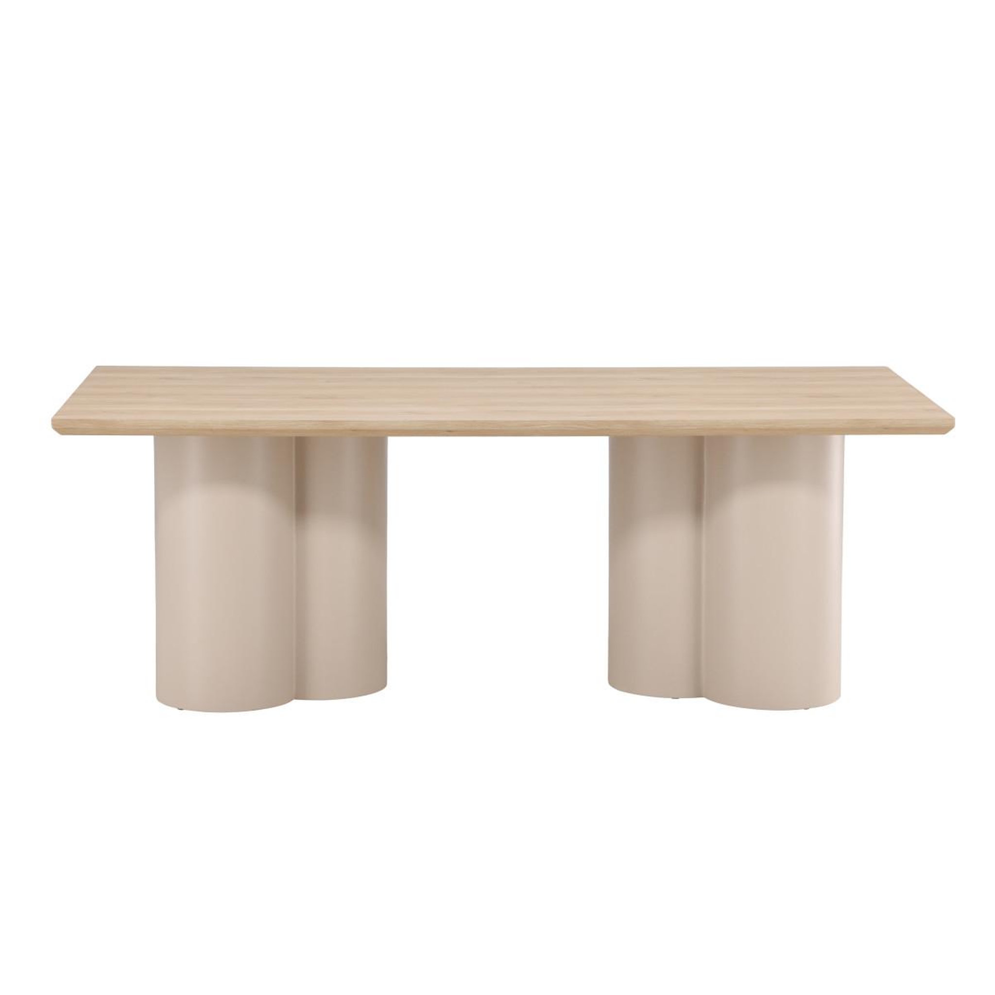 Voir la diapositive 3 : Paris Prix Table à manger design  olivia  210cm naturel & beige