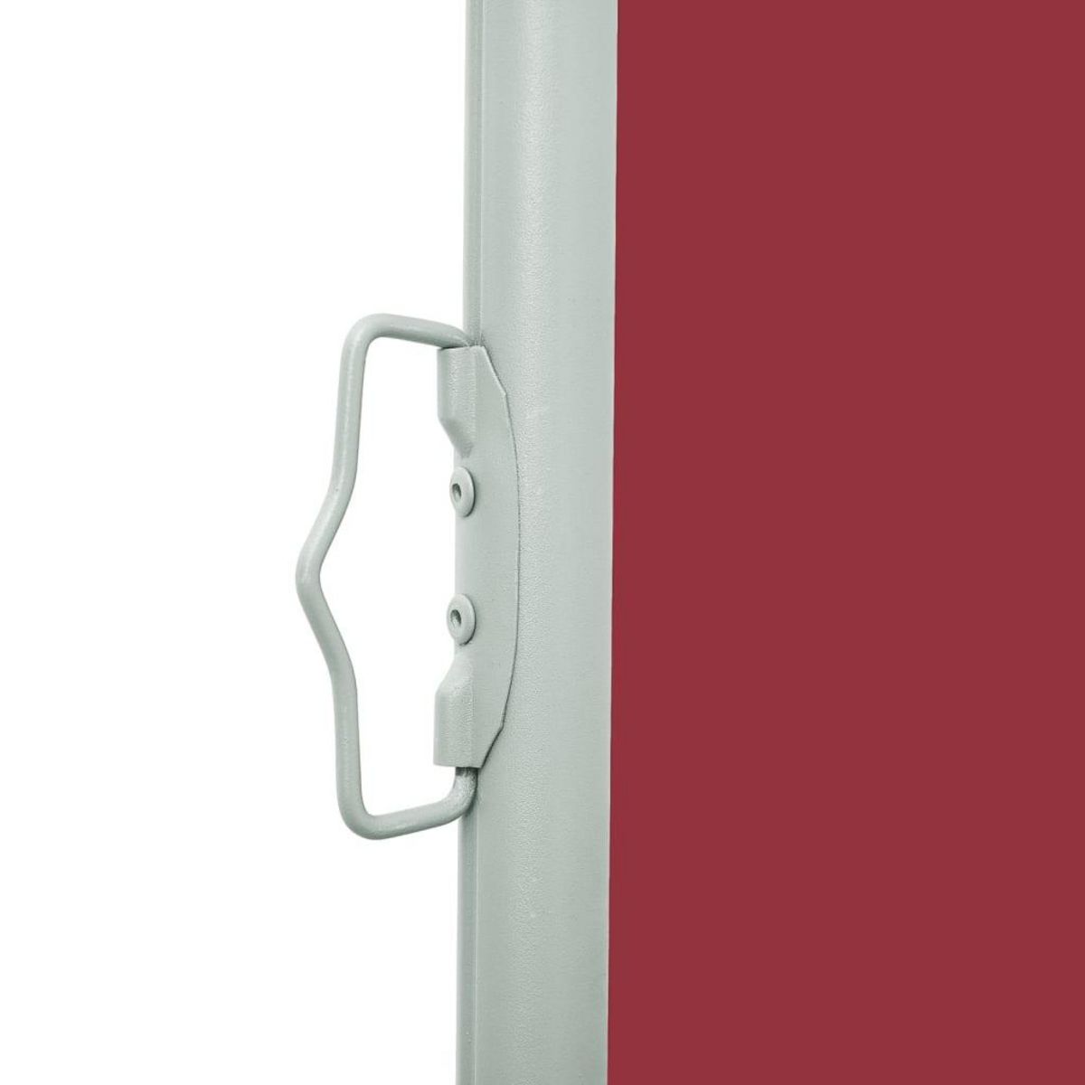 VIDAXL Auvent lateral retractable de patio 600x160 cm rouge