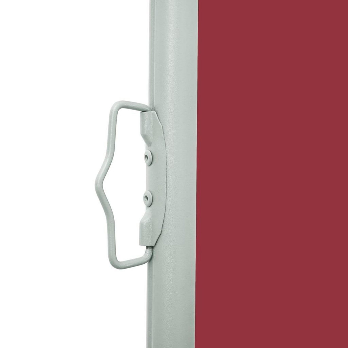 VIDAXL Auvent lateral retractable de patio 600x160 cm rouge
