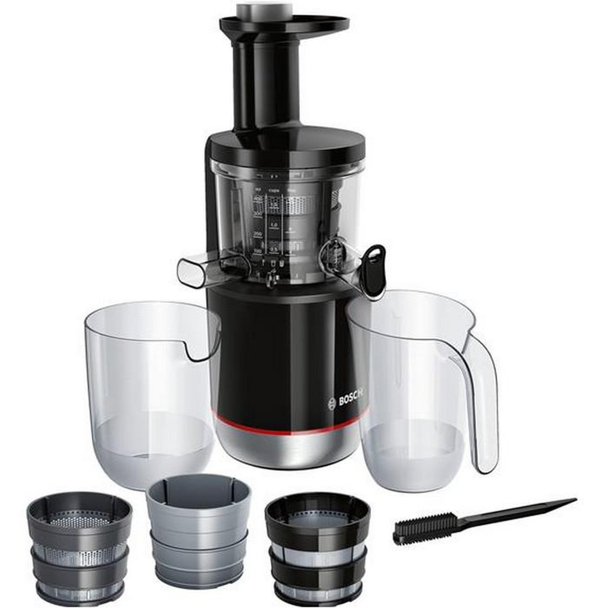 BOSCH Extracteur de jus vertical 1.4l 150w noir/rouge - mesm731m